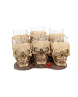 Six Shooter Skulls 10cm (set of 6) Skulls Halloween Highlights Skulls