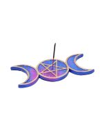 Triple Moon Incense Burner (Set of 4) 21.5cm Maiden, Mother, Crone Gifts Under £100