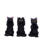 Three Wise Felines 8.5cm Cats RRP Under 20