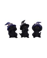 Three Wise Familiars 9.2cm Cats Stock Arrivals